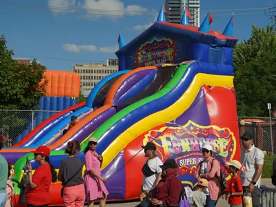 large bouncy castle