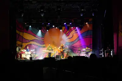 Performers on stage at Endless Summer