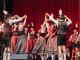 Dancers perform traditional German number