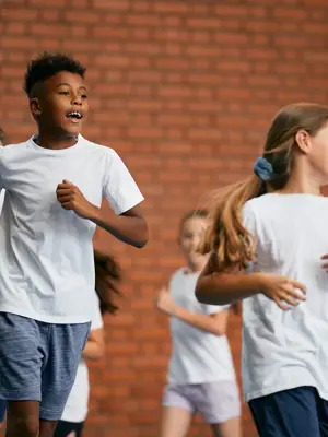 Youth engaged in a sport activity 