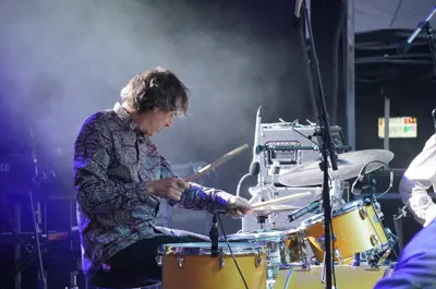 Performer on stage at Endless Summer