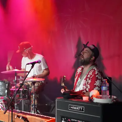 Individual performing during Canada Day festivities 