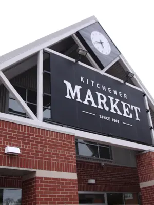 front of Kitchener Market building