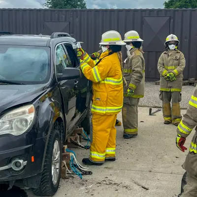 Participants learning during an interactive training session 