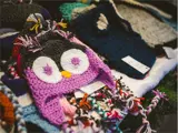 Crochet owl hat