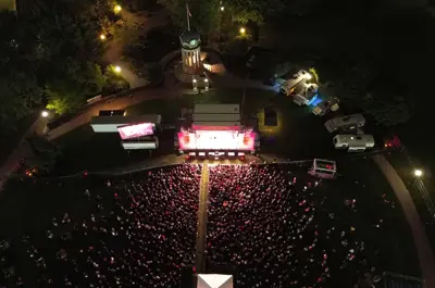 Overhead view of Endless Summer 