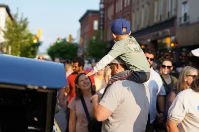 Father and son enjoying Cruising on King