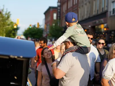 Father and son enjoying Cruising on King