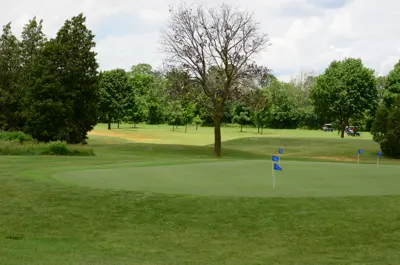 Photo looking out onto Doon Valley Golf Course
