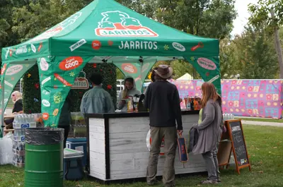 Patrons purchasing a beverage